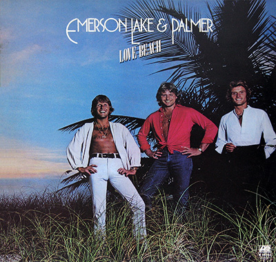 ELP EMERSON, LAKE & PALMER - Love Beach album front cover vinyl record